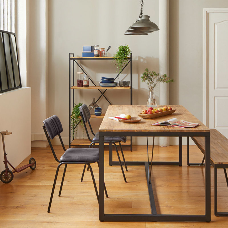 Tevis Solid Wood Bench