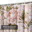Rideau de douche avec 12 crochets Watercolor Roses Butterflies-2135840628