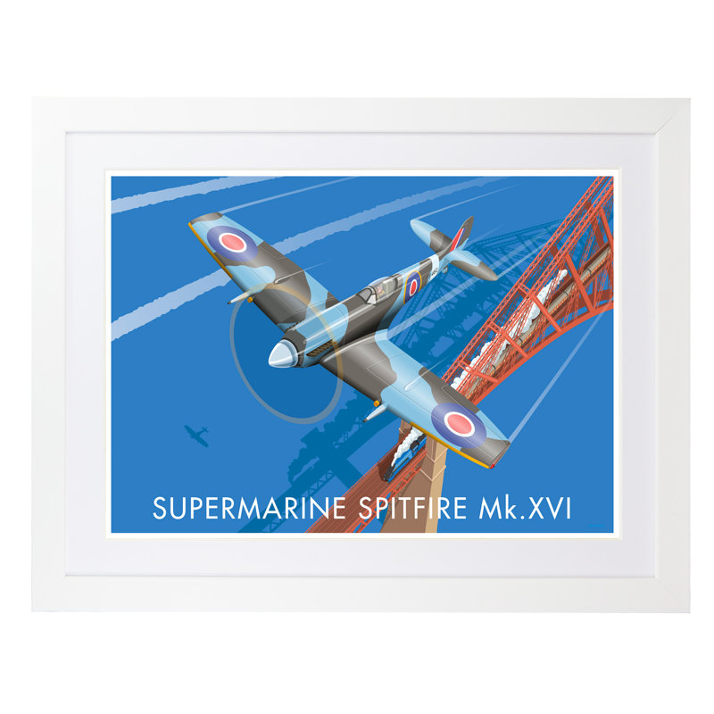 Stephen Millership - Print, White, 33.5cm H x 43.5cm W x 2.2cm D
