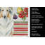 Serviette de cuisine White Collie-322069635