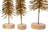 Kurt Adler Gold Glittered Miniature Tree Set-115990585