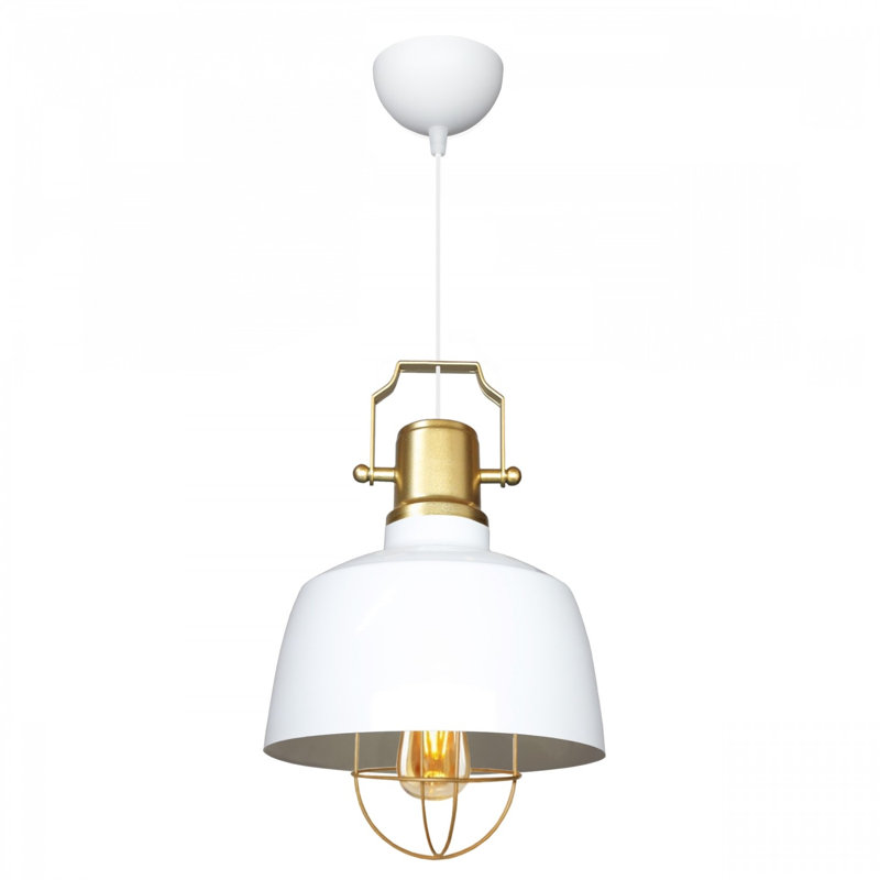 Elegant White Metal Chandelier, 47.2 x 13.4 inches | 100% Durable Metal Construction, Max 40W E27 Socket | Perfect for Dining Room, Living Room, & Entryway, Stylish & Modern Design, Adjustable Height up to 47.2 inches