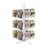 24 Pocket 5X7 Greeting Card Rack Post Card Display Rack Stand Countertop Spinner Rack
