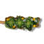 Arrangement de plantes grasses Walnut Grove | Vase en bois en forme de feuille, centre de table rustique moderne