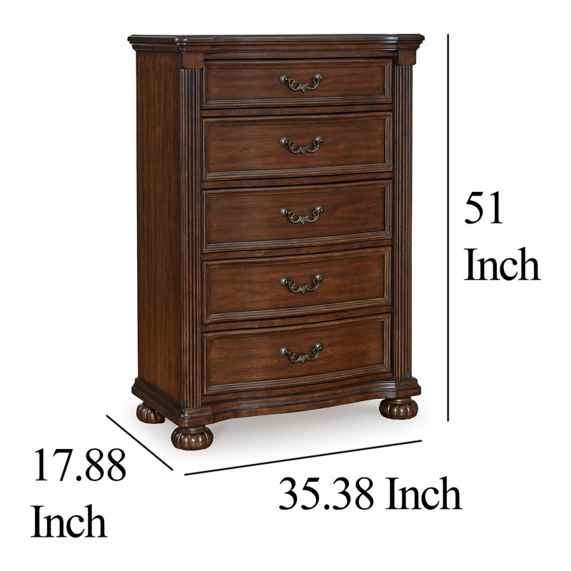 Commode 5 tiroirs Laon