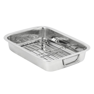 ROYALFORD Non-Stick Stainless Steel Roasting Pan