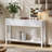 51.18" Console Table With 3 Drawers And Open Storage Shelf-2103278367