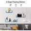 3 tablettes flottantes en U Keokee-294965917