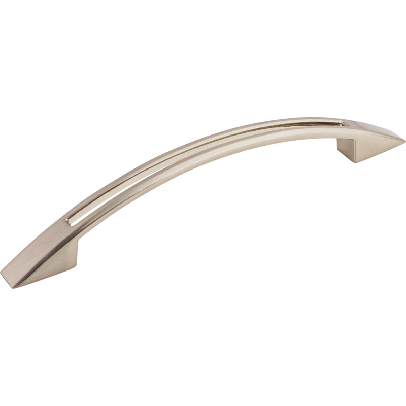 Tango Cut Out Center Bar pull, Brushed Satin Nickel, 5 1/16" Center to Center