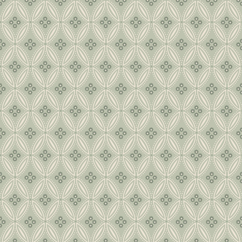 Stone Lace - Seafoam Green Wallpaper