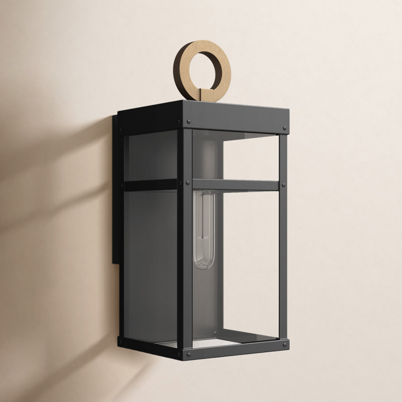 Lanterne murale d'extérieur Amelia, H 13 po x l 5,5 po x P 6,5 po