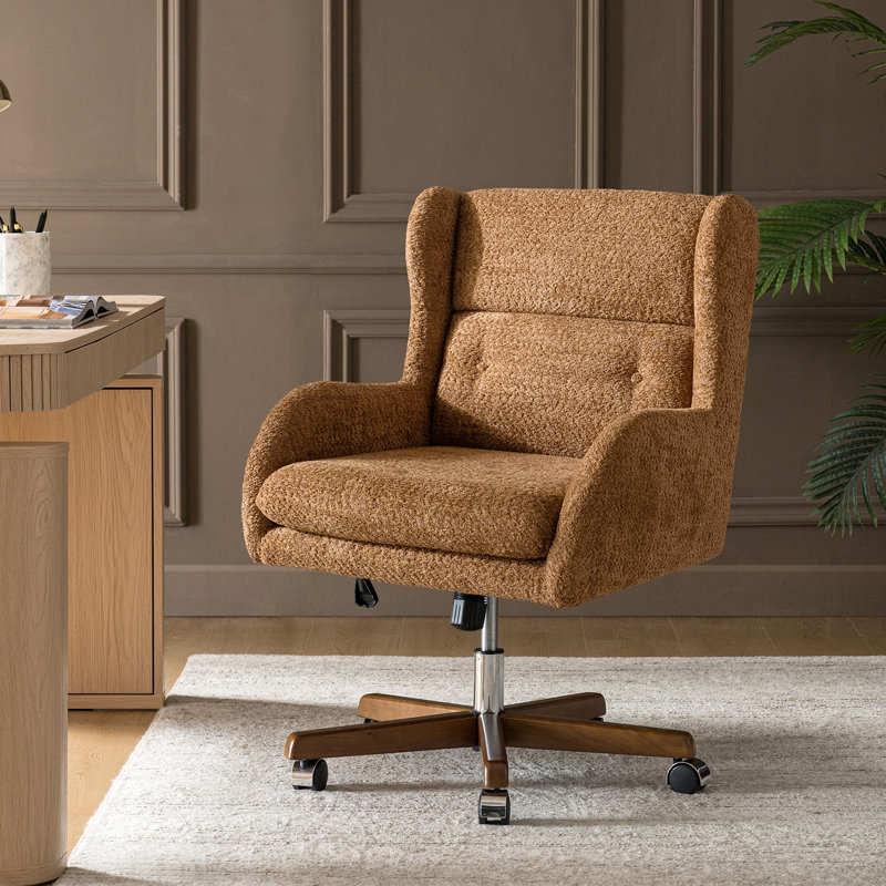 Chaise de bureau Caden Miriam, Caramel