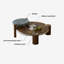 Table basse ronde en bois