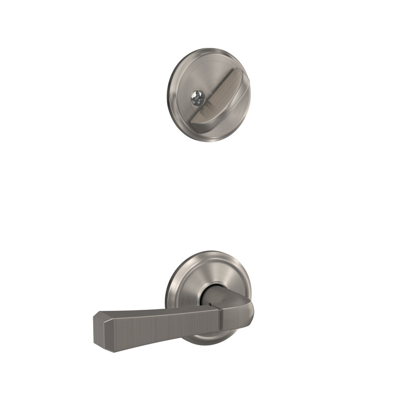 Rivington Exterior Lever Set (Interior Portion Sold Separately), Satin Nickel