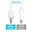 4 watts (équivalent à 40 watts), DEL CA11, ampoule à intensité variable, culot E12 / candélabre-58973651
