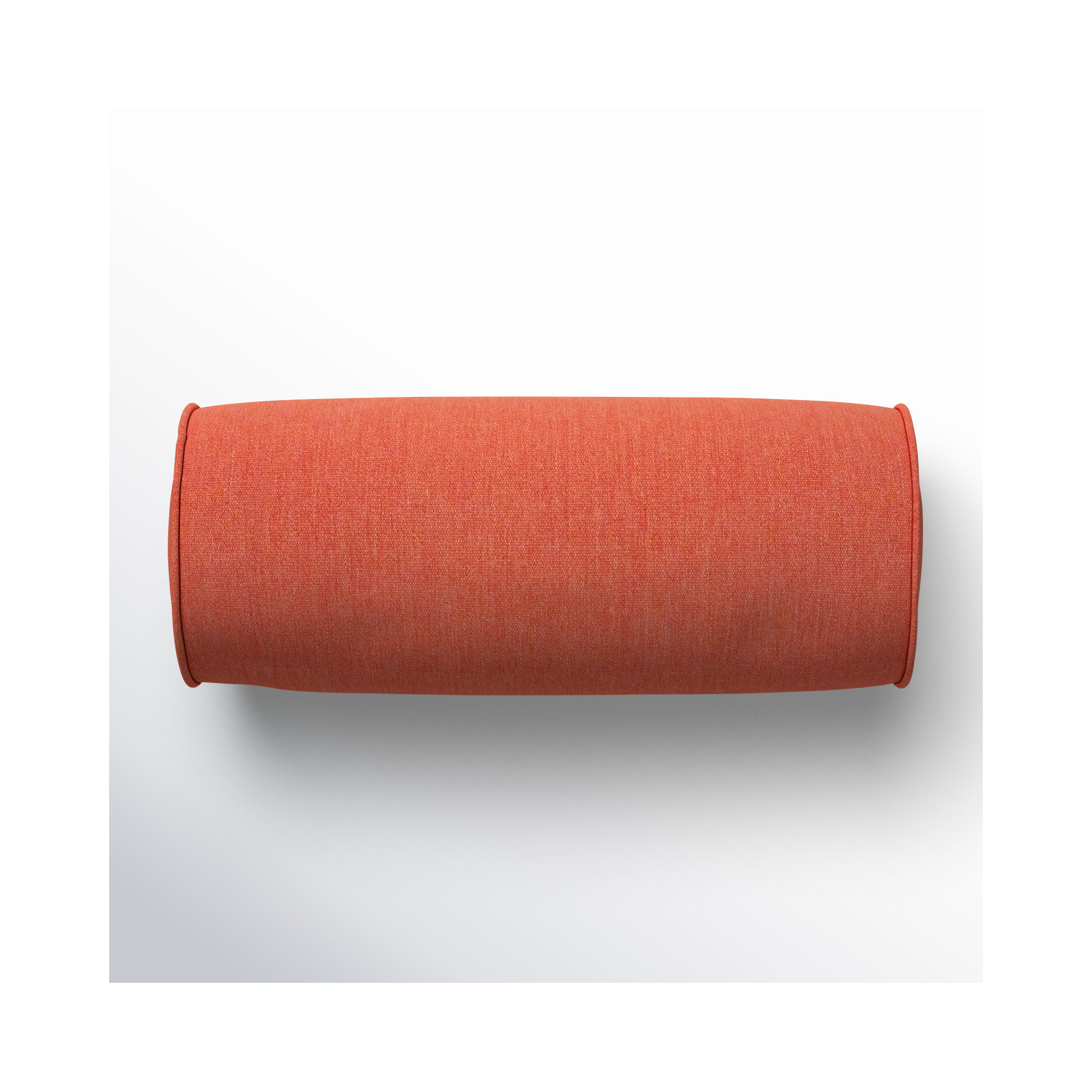 Damiana Indoor/Outdoor Throw Pillow, Canvas Persimmon, 6" x 16"