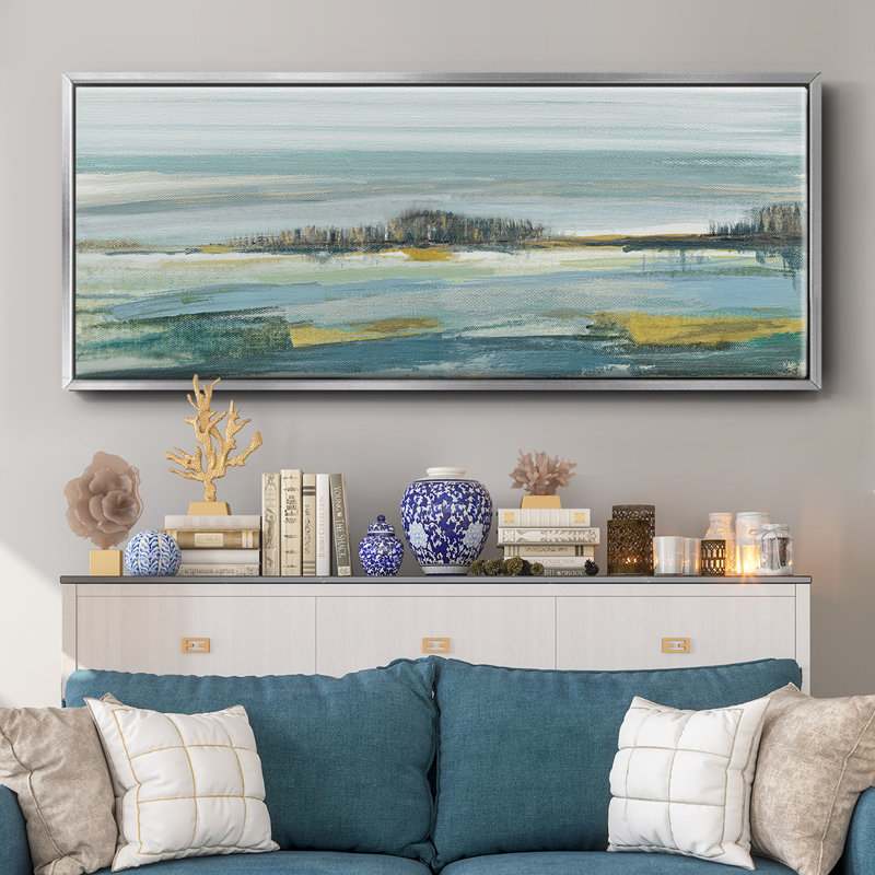 Toile encadrée Lewbeach Vista, H 8 po x l 20 po
