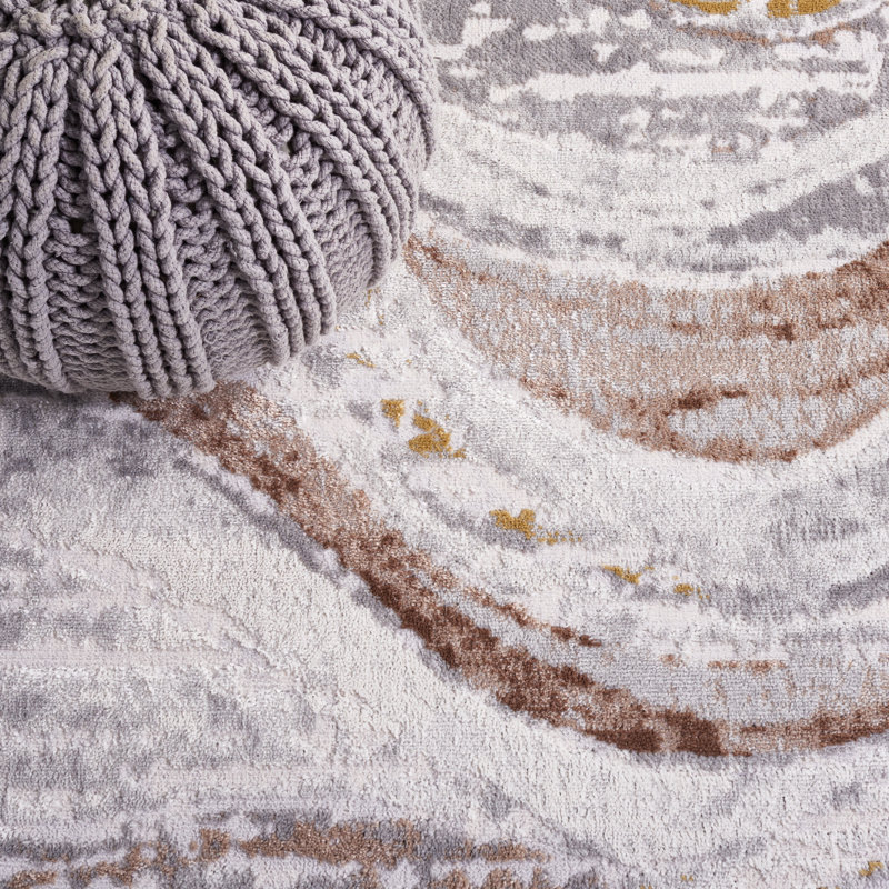 Tapis beige / brun Palma 334, Rectangle 4 pi x 6 pi