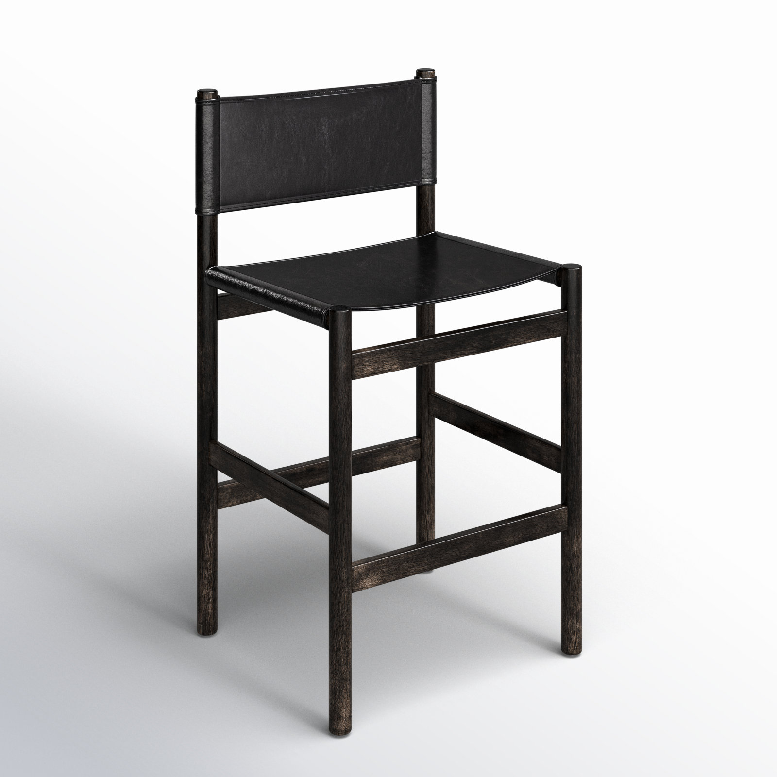 Matisse Counter & Bar Stool, Bar Stool (30.5" Seat Height), Black, Black