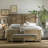 Levingston Linen Upholstered Bench