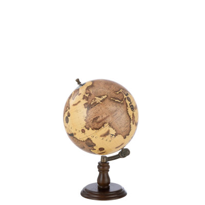 Wood Tabletop Globe