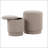 Ottoman Set in Fabric-1754731149
