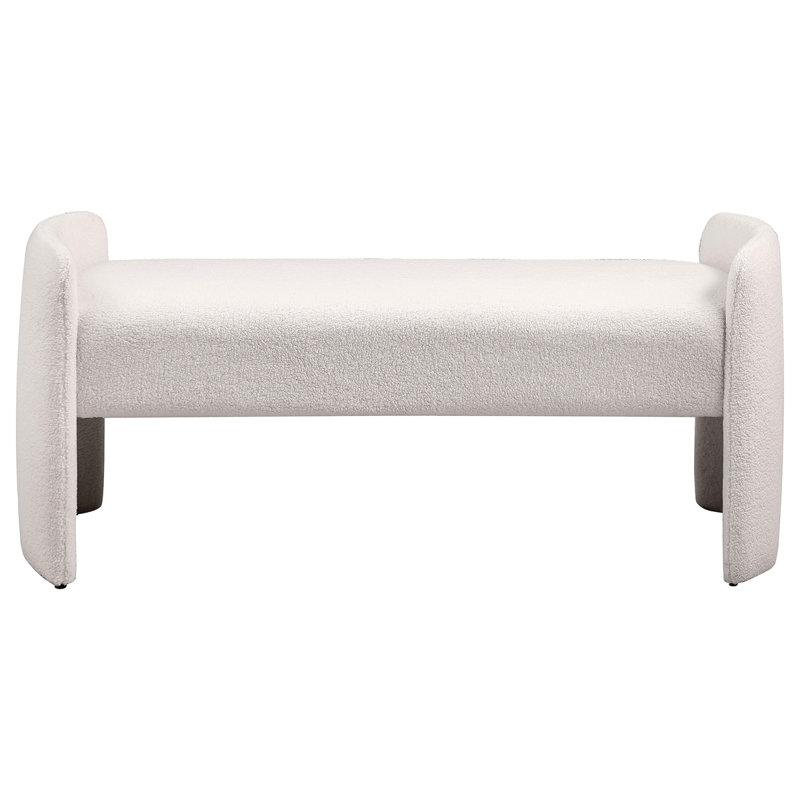 Banc d'appoint en velours Joshua