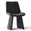 Chaises d'appoint modernes rembourrées avec silhouette incurvée-1769292953