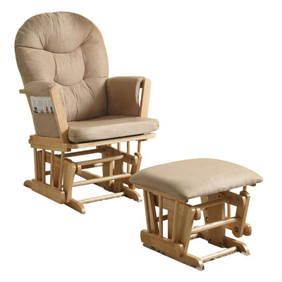 2-Piece Glider Chair And Ottoman Set