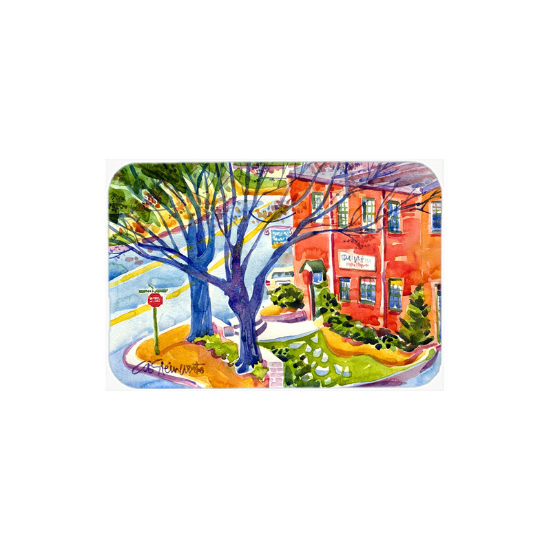 Caroline's Treasures Harbor Glass Cutting Board