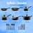 20 - Piece Non-Stick Aluminum Cookware Set-66897856