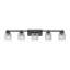 Meuble-lavabo noir mat 5 lumières Jacqueline-123222946