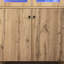 Cabinet dôme en bois aggloméré naturel-377736892