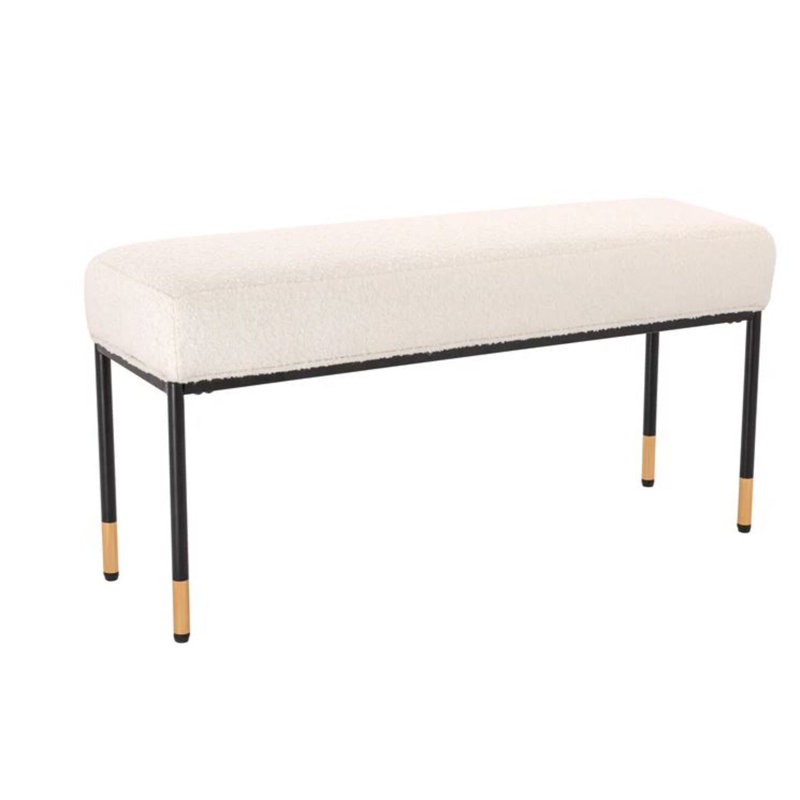 Paco Boucle Bench, Beige