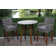 Riverton High-Density Polyethylene (HDPE) Wicker Outdoor 26'' Counter Stool with Cushion