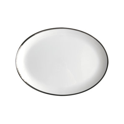 Plateau ovale 14 po