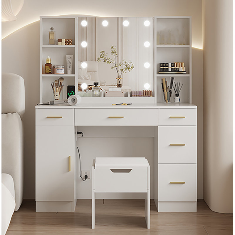 Coiffeuse Lillianrose, Noir