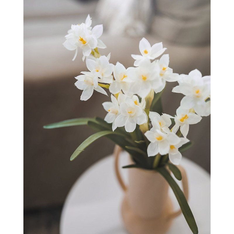 Real Touch White Narcissus 13”
