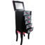 Fashion Prints Freestanding Hand Painted Jewelry Armoire