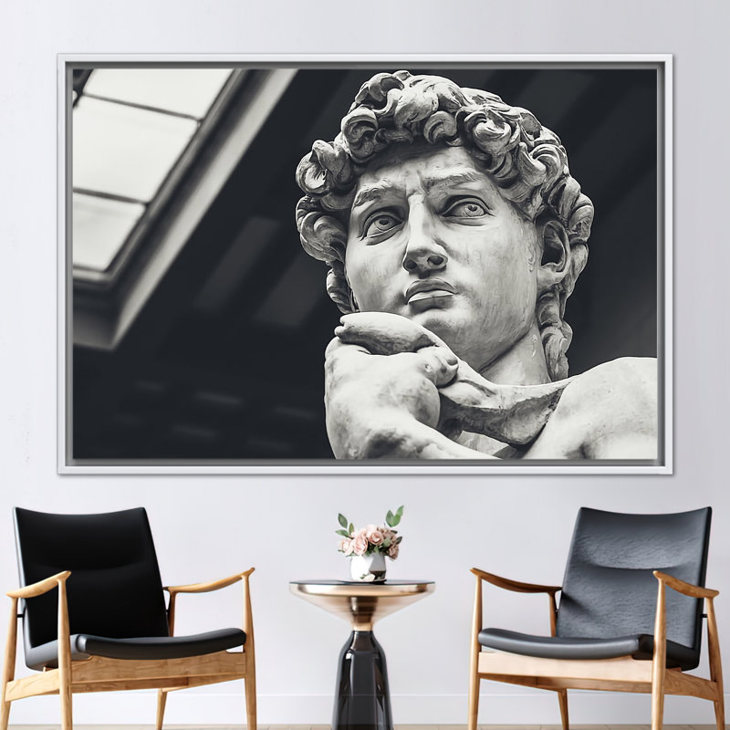 Print on Canvas, 40 cm H x 60 cm W, White Floater Framed