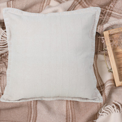 Madisons Stonewashed Solid Color Cotton Square Throw Pillow Cover