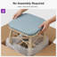 Tabouret de bar et de comptoir d'extérieur en rotin PE de style campagne française PURPLE LEAF (1 chaise)-130119841-132162431