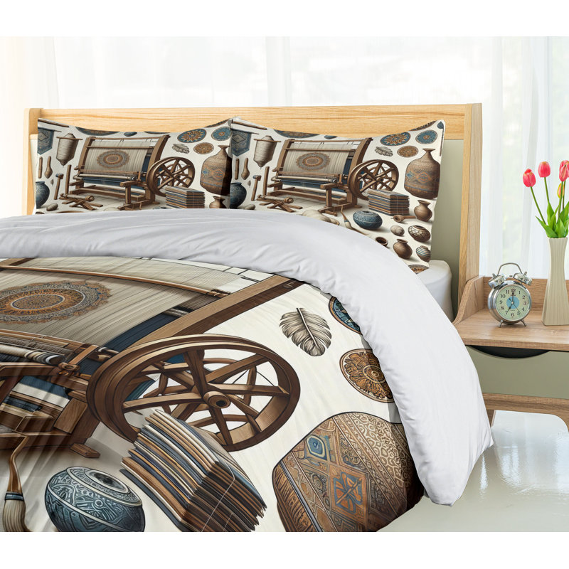 Traditional Duvet Cover, California King Duvet Cover + 2 Standard Shams