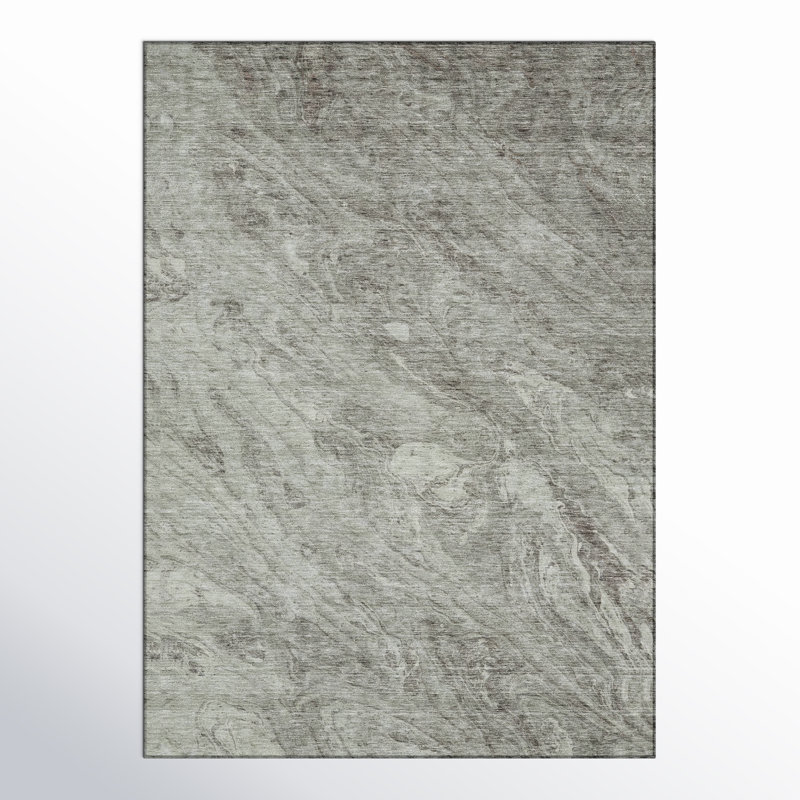 Kinslee Abstract Indoor / Outdoor Rug, Rectangle 10' x 14'