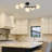 5-light Milk Glass Wall Sconce Modern Wall Sconces Black Vanity Light
