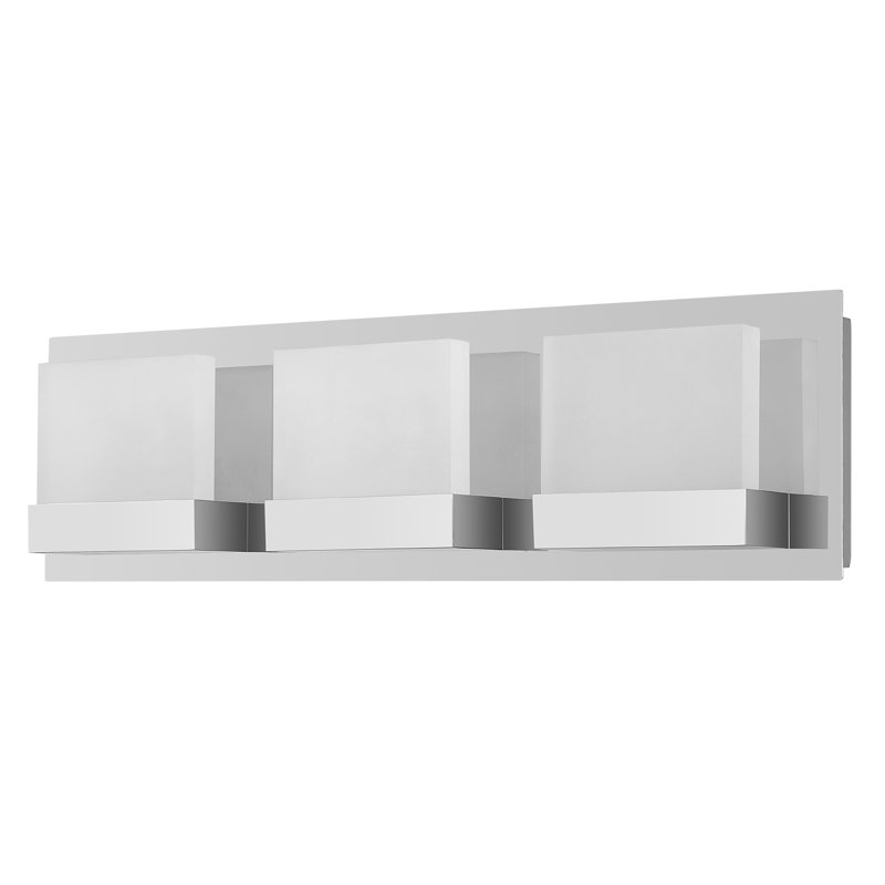Éclairage de salle de bain 3 lumières DEL à intensité variable Edvard