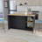 Kitchen Island Padua, Kitchen, Black