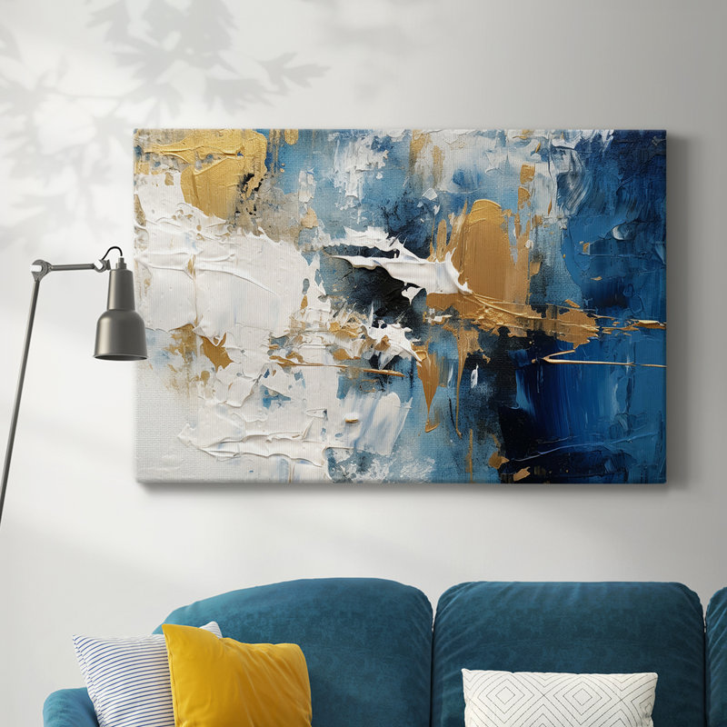 Série de paysages abstraits Cxxl, H 18 po x l 27 po
