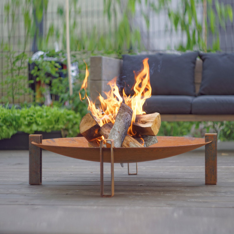 Round Steel Smokeless Fire Pit