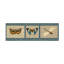 «Wailed Canvas Wall Art - Gail Fraser 'English Manor Trio Horizontal Panneaux 1' pour décoration de salon, de chambre à coucher ou de bureau - 10 x 32